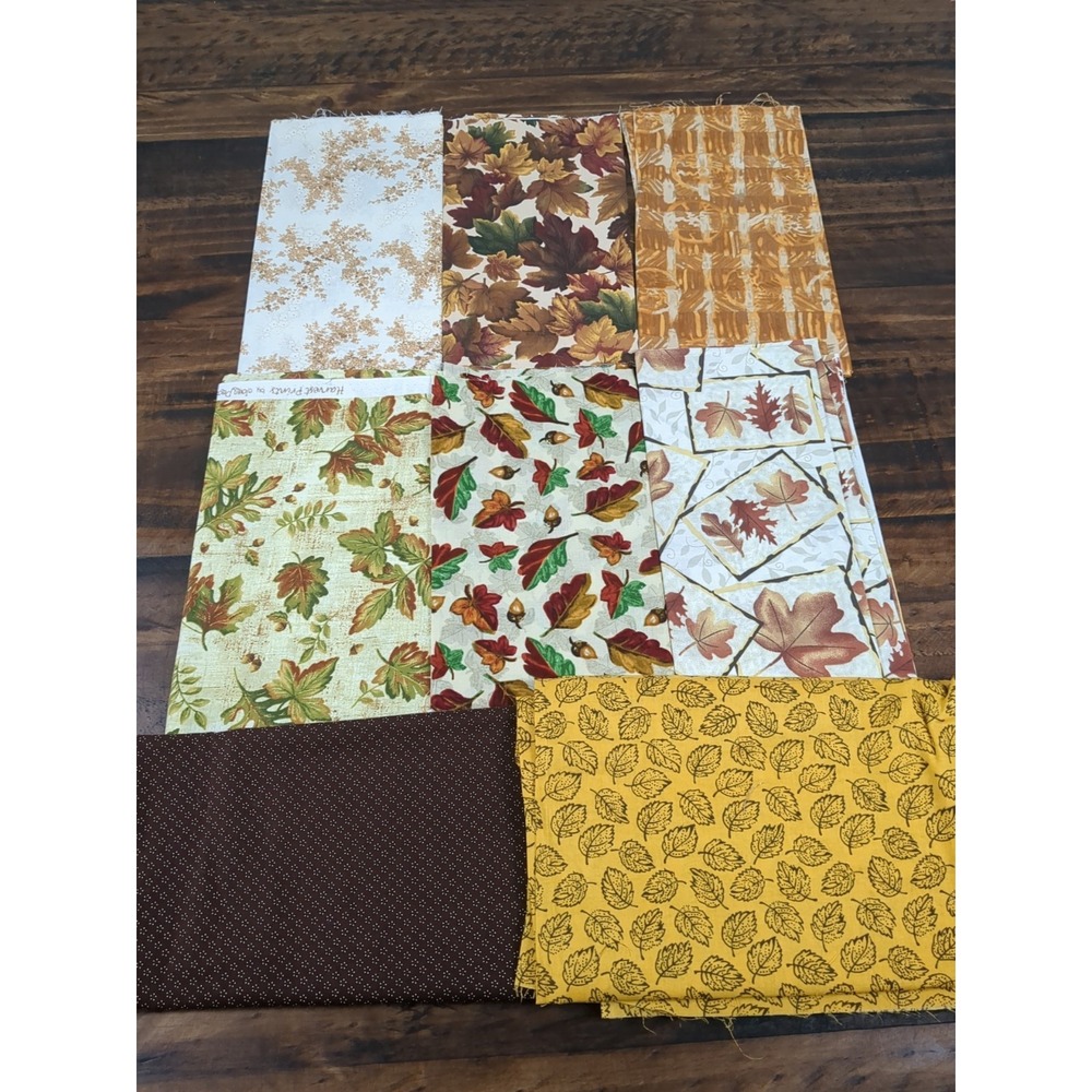 Lot of Fabric, Fall Colors & Leaves, 15.6oz‎